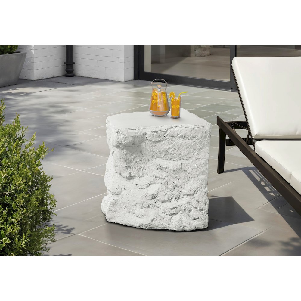 Accent Table, 25H, Side Table, Nightstand, End, White, Contemporary, Modern