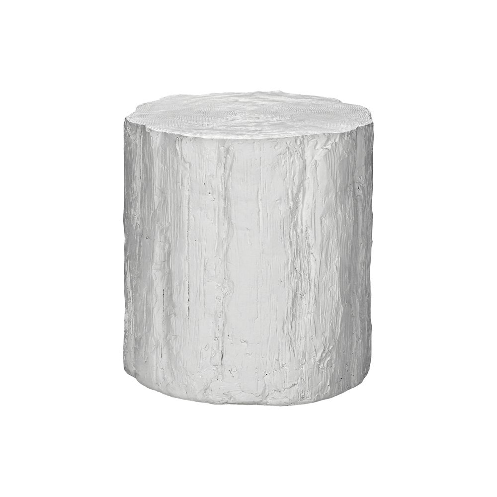 Accent Table, 25H, Drum, End, Nightstand, Round, Side Table, White, Contemporary