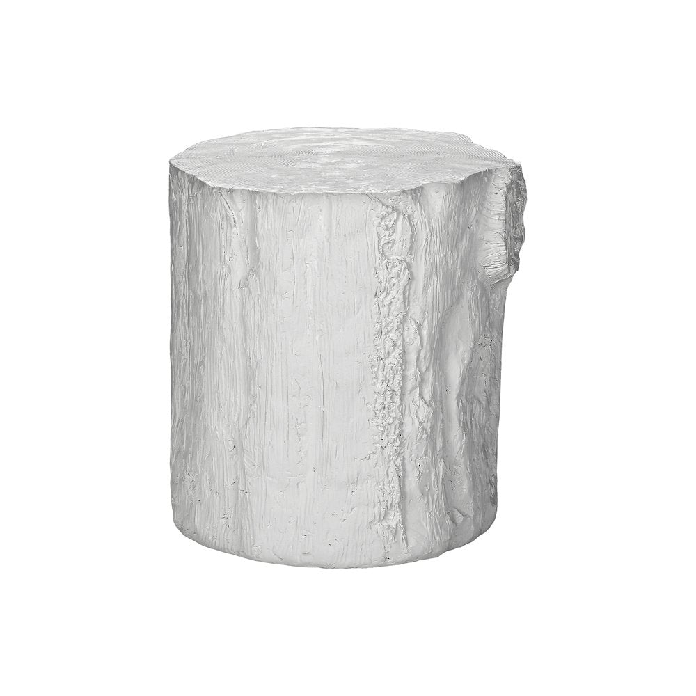 Accent Table, 25H, Drum, End, Nightstand, Round, Side Table, White, Contemporary