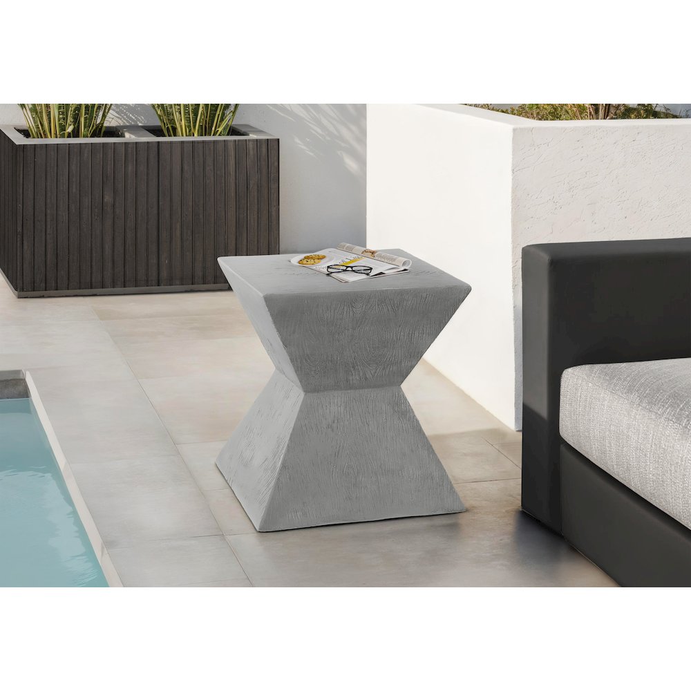 Accent Table, 25H, Side Table, End, Nightstand, Grey, Contemporary, Modern