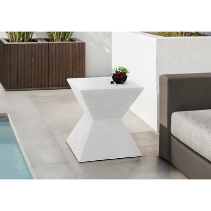 Accent Table, 25H, Side Table, End, Nightstand, White, Contemporary, Modern