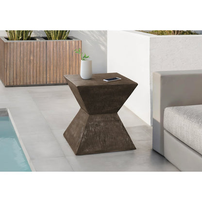 Accent Table, 25H, Side Table, End, Nightstand, Walnut, Contemporary, Modern