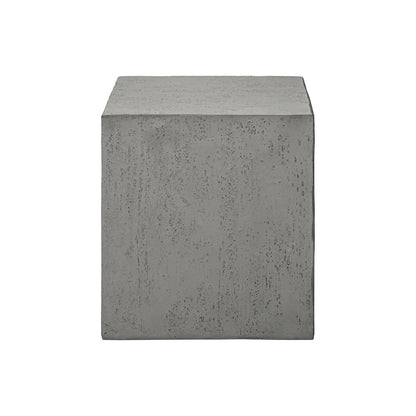 Accent Table, 25H, Side Table, Nightstand, End, Square, Grey, Contemporary