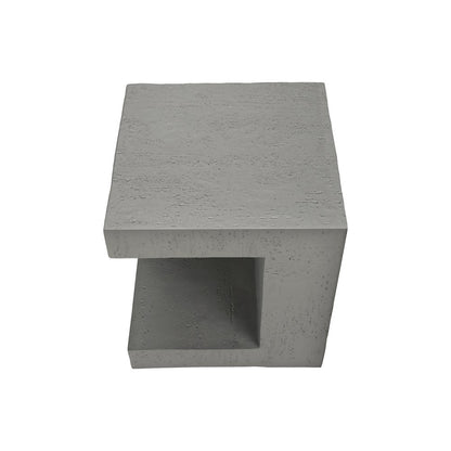 Accent Table, 25H, Side Table, Nightstand, End, Square, Grey, Contemporary