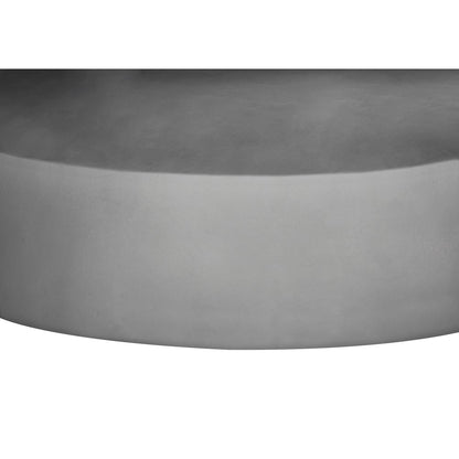 Accent Table, 25H, Side Table, End, Nightstand, Round, Grey, Contemporary
