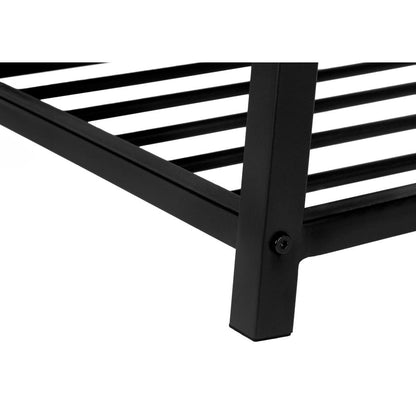 Bench, Entryway, Hallway, Storage, 42 Rectangular, Brown Laminate, Black