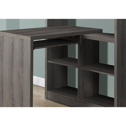 Computer Desk, Home Office, Bookcase, Corner, Storage Shelves, Left