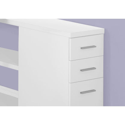 Computer Desk, Home Office, Corner, Left, Right Set-up, Storage Drawers
