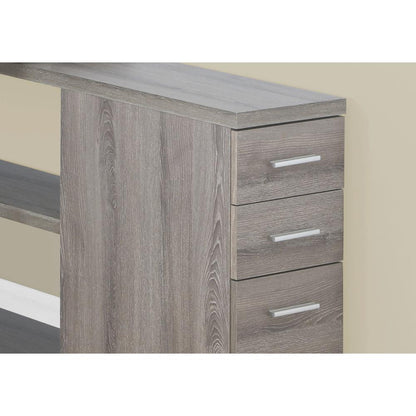 Computer Desk, Home Office, Corner, Left, Right Set-up, Storage Drawers