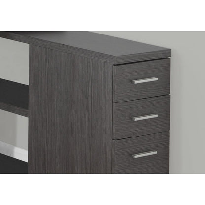 Computer Desk, Home Office, Corner, Left, Right Set-up, Storage Drawers