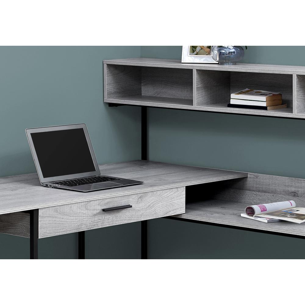 Computer Desk, Home Office, Corner, Storage Drawers, L Shape, Work, Laptop