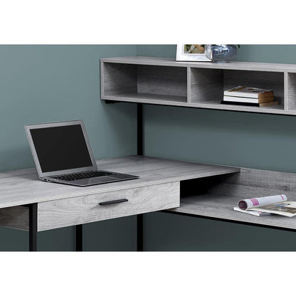 Computer Desk, Home Office, Corner, Storage Drawers, L Shape, Work, Laptop