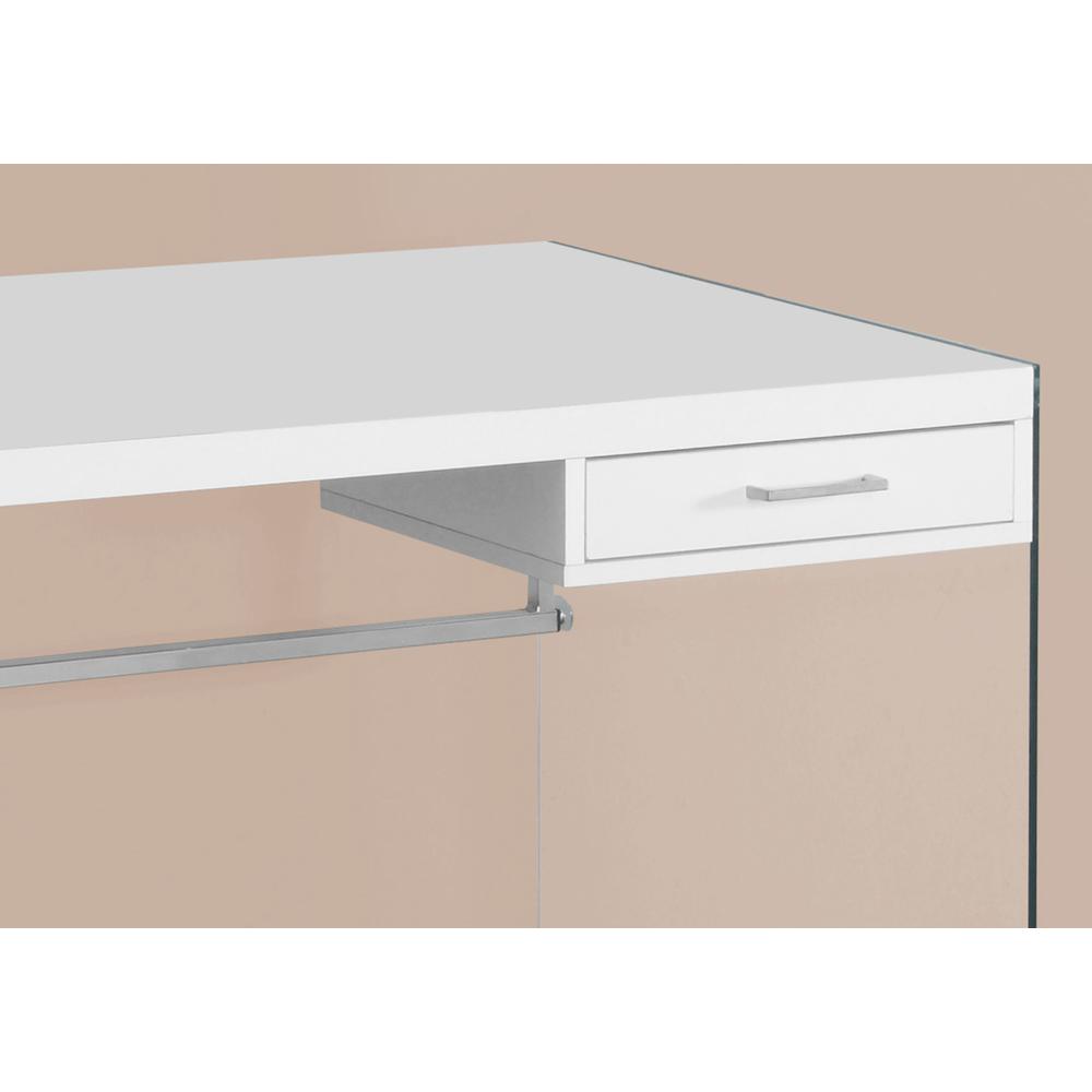 Computer Desk, Home Office, Laptop, Storage Drawers, 48L, Work