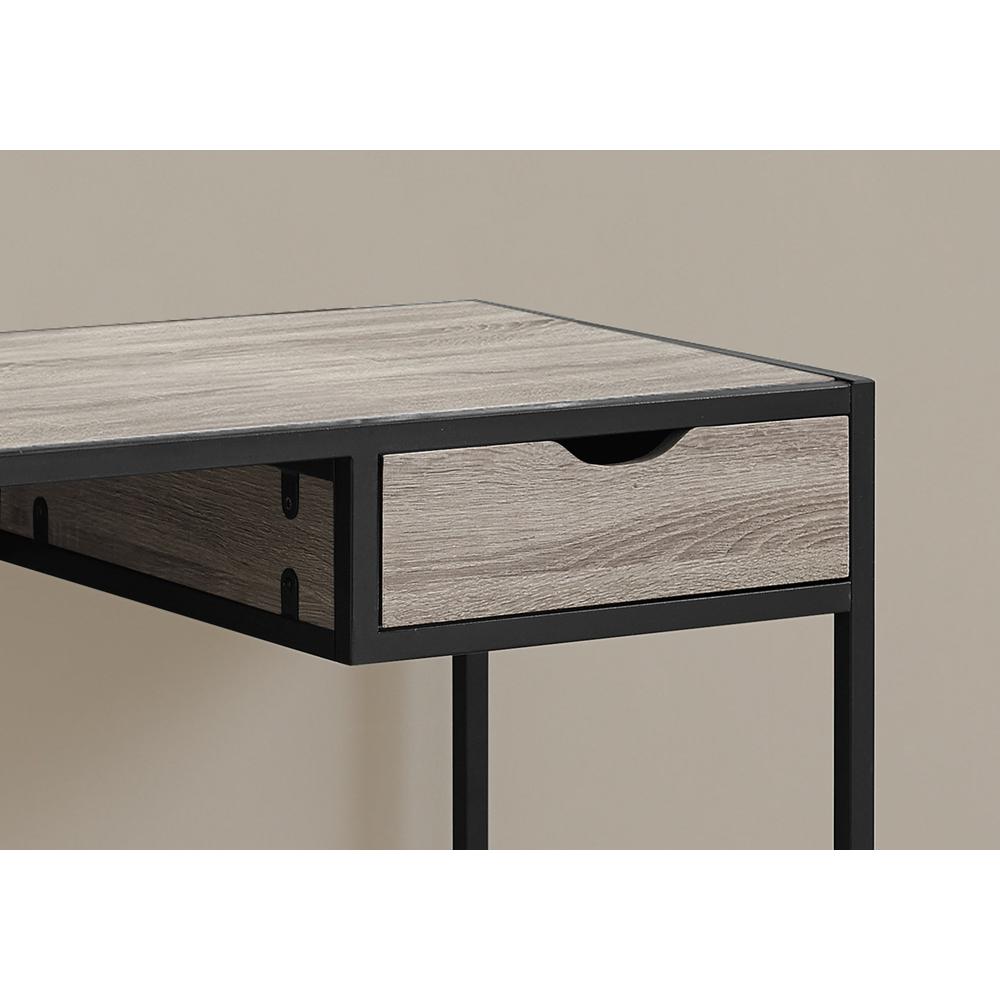 Computer Desk, Home Office, Laptop, Storage Drawer, 42L, Work
