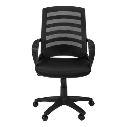 Office Chair, Adjustable Height, Swivel, Ergonomic, Armrests, Computer Desk
