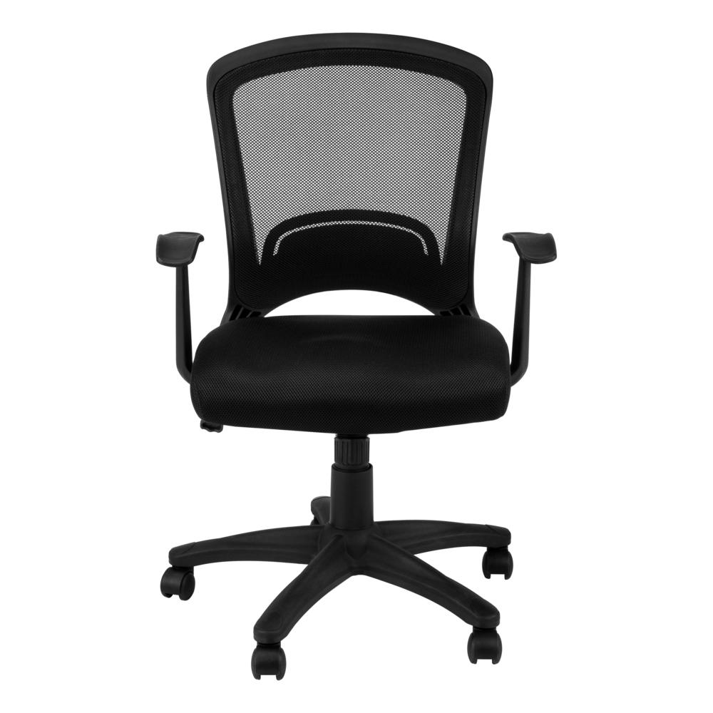 Office Chair, Adjustable Height, Swivel, Ergonomic, Armrests, Computer Desk