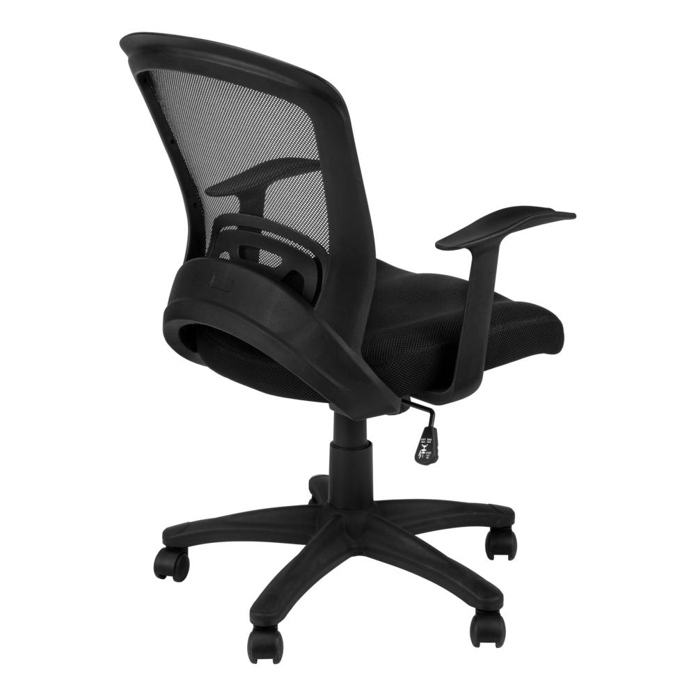Office Chair, Adjustable Height, Swivel, Ergonomic, Armrests, Computer Desk