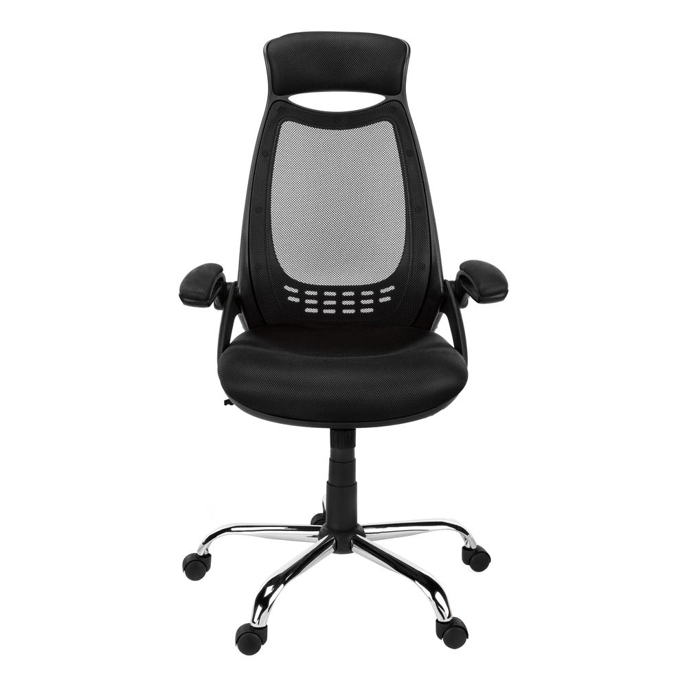 Office Chair, Adjustable Height, Swivel, Ergonomic, Armrests, Computer Desk