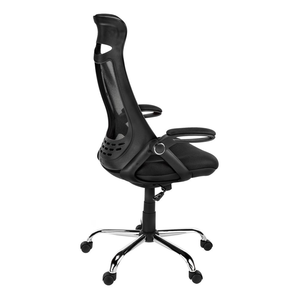 Office Chair, Adjustable Height, Swivel, Ergonomic, Armrests, Computer Desk