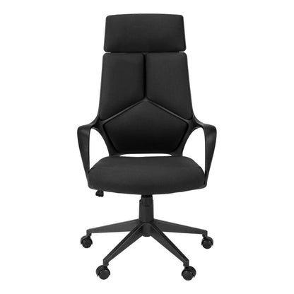 Office Chair, Adjustable Height, Swivel, Ergonomic, Armrests, Computer Desk