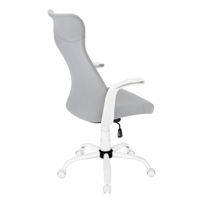 Office Chair, Adjustable Height, Swivel, Ergonomic, Armrests, Computer Desk