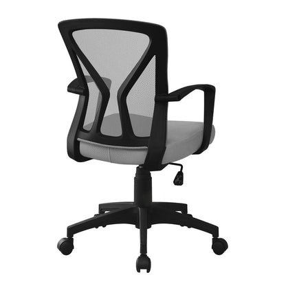 Office Chair, Adjustable Height, Swivel, Ergonomic, Armrests, Computer Desk