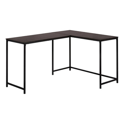 Computer Desk, Home Office, Corner, 58L, L Shape, Work, Laptop, Brown Laminate