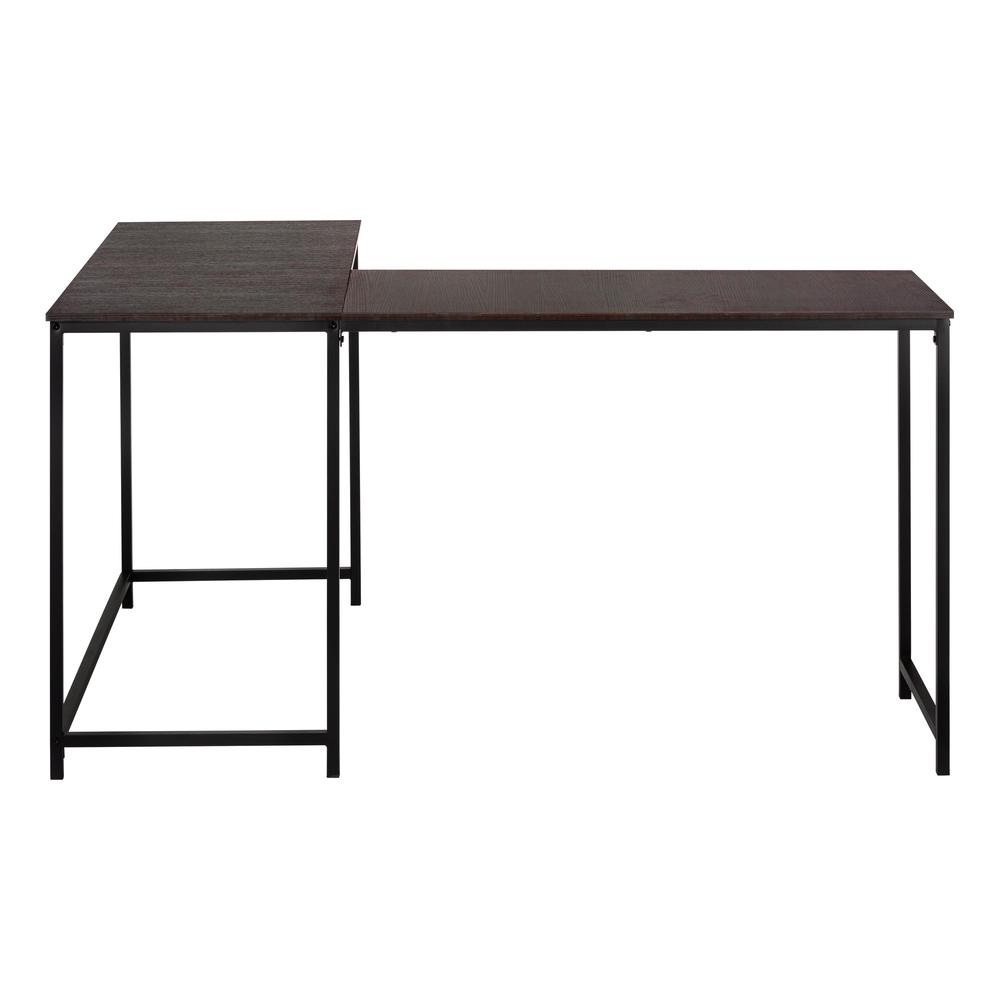 Computer Desk, Home Office, Corner, 58L, L Shape, Work, Laptop, Brown Laminate