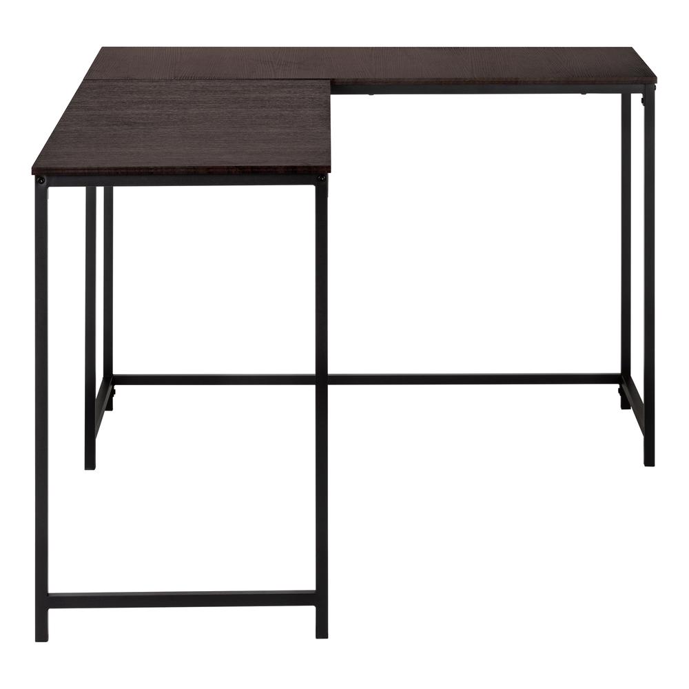 Computer Desk, Home Office, Corner, 58L, L Shape, Work, Laptop, Brown Laminate