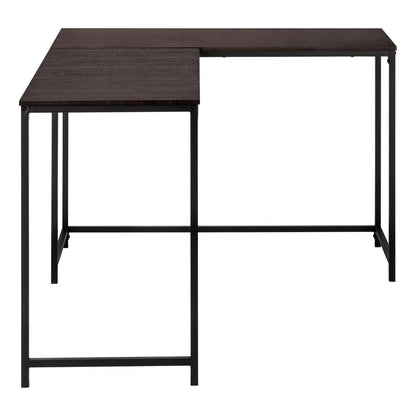 Computer Desk, Home Office, Corner, 58L, L Shape, Work, Laptop, Brown Laminate