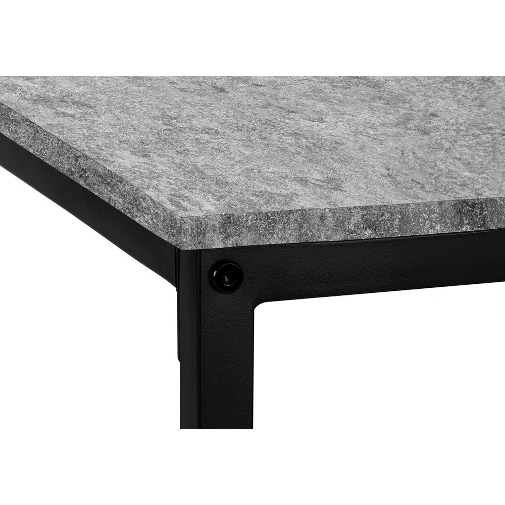 Computer Desk, Home Office, Corner, 58L, L Shape, Work, Laptop, Grey Laminate