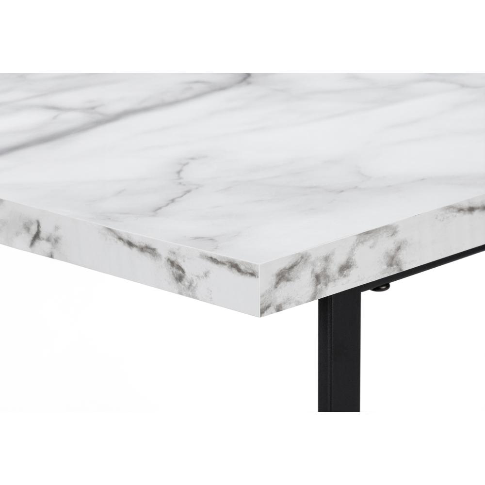 Computer Desk, Home Office, Laptop, Storage Shelves, 48L, Work, White