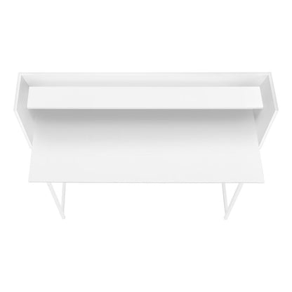 Computer Desk, Home Office, Laptop, Storage Shelves, 48L