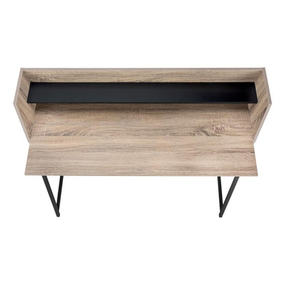 Computer Desk, Home Office, Laptop, Storage Shelves, 48L