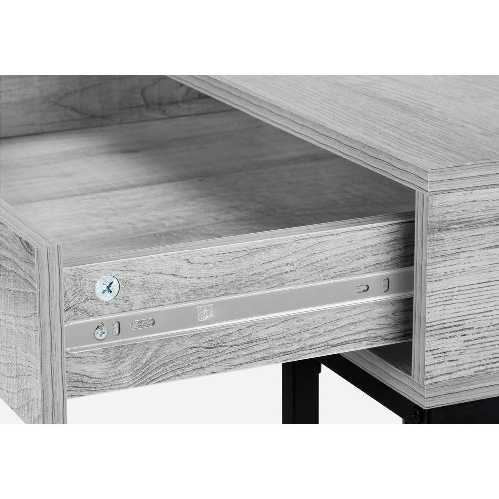 Computer Desk, Home Office, Laptop, Storage Drawers, 48L