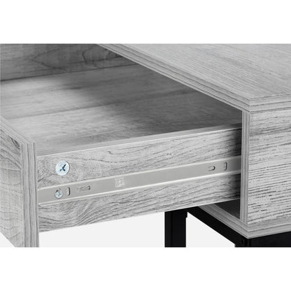Computer Desk, Home Office, Laptop, Storage Drawers, 48L