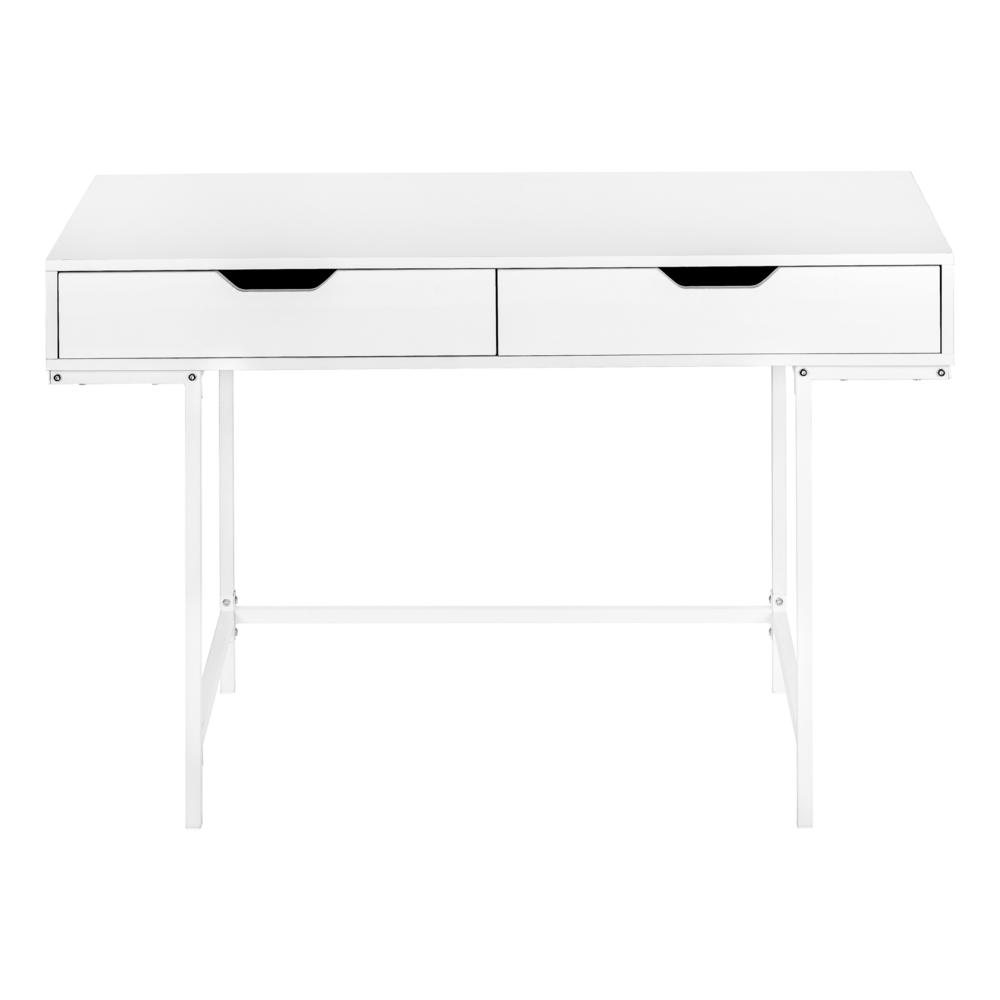 Computer Desk, Home Office, Laptop, Storage Drawers, 48L