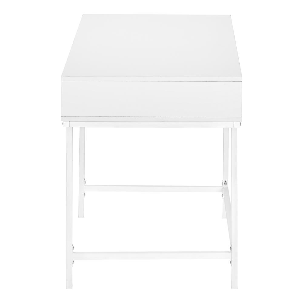 Computer Desk, Home Office, Laptop, Storage Drawers, 48L