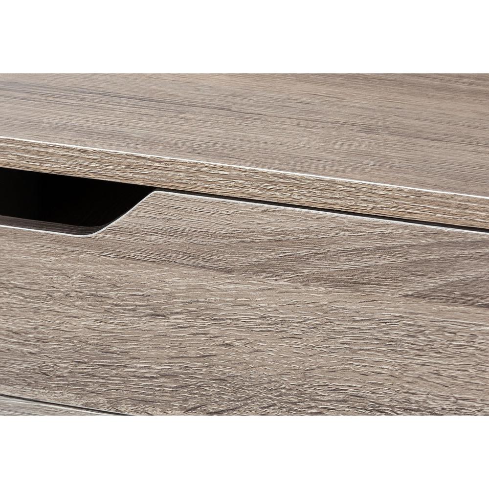 Computer Desk, Home Office, Laptop, Storage Drawers, 48L