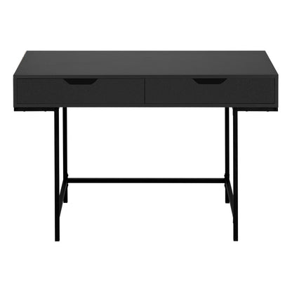 Computer Desk, Home Office, Laptop, Storage Drawers, 48L
