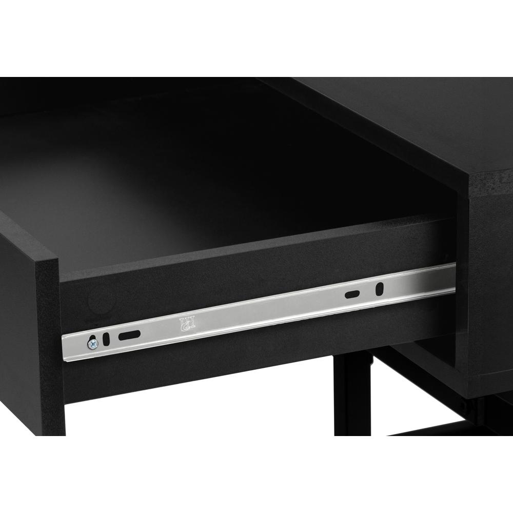 Computer Desk, Home Office, Laptop, Storage Drawers, 48L