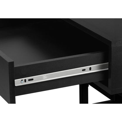 Computer Desk, Home Office, Laptop, Storage Drawers, 48L