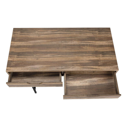 Computer Desk, Home Office, Laptop, Storage Drawers, 48L