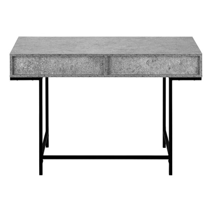 Computer Desk, Home Office, Laptop, Storage Drawers, 48L