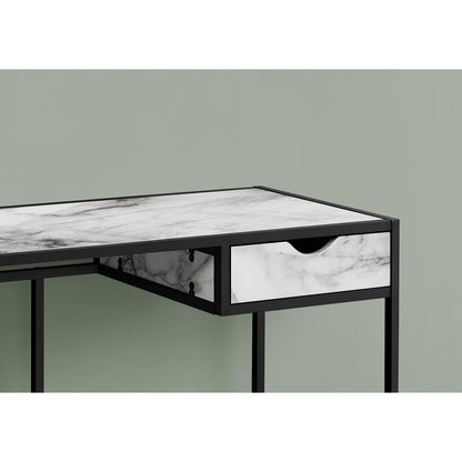 Computer Desk, Home Office, Laptop, Storage Drawer, 42L