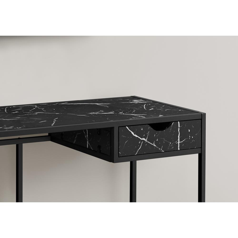 Computer Desk, Home Office, Laptop, Storage Drawer, 42L
