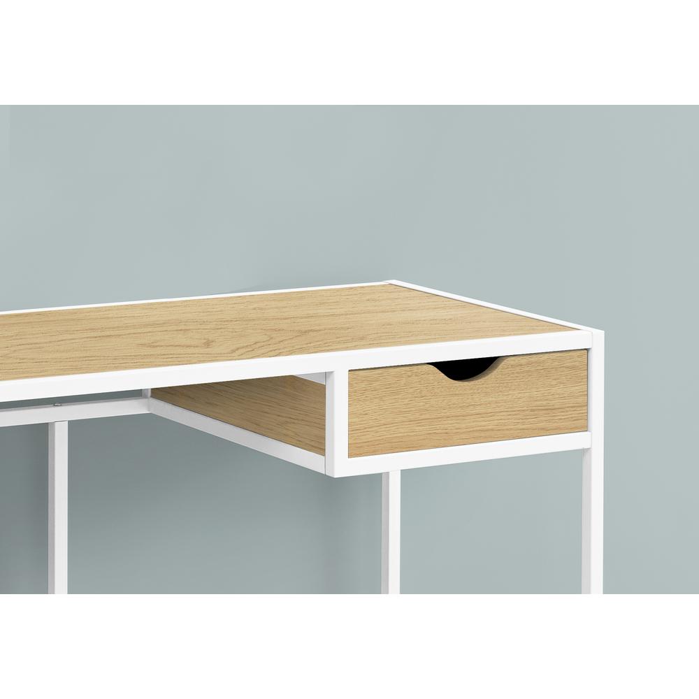Computer Desk, Home Office, Laptop, Storage Drawer, 42L