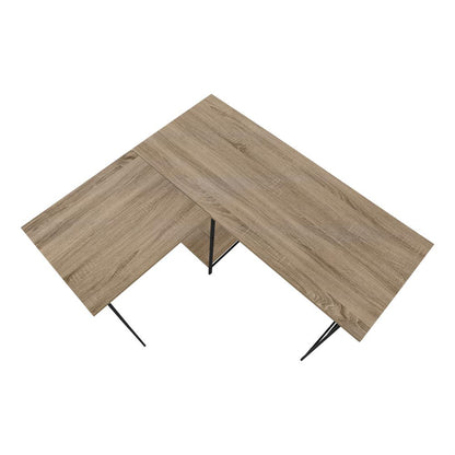 Computer Desk, Home Office, Corner, Storage Shelves, 48L, L Shape, Work
