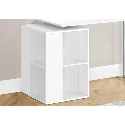 Computer Desk, Home Office, Left, Right Set-up, Storage Shelves, 55L, Work