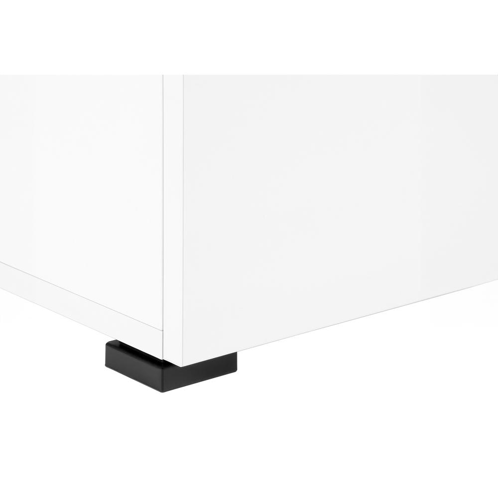 Computer Desk, Home Office, Laptop, Left, Right Set-up, Storage Drawers, 48L